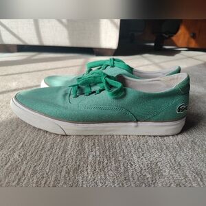 Lacoste Emerald Green Casual Shoes Size 13